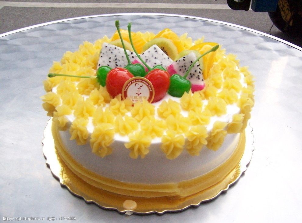 生日蛋糕美味健康忌廉水果图片