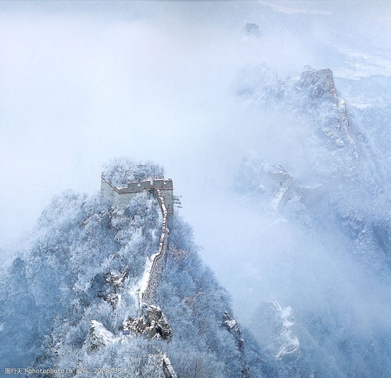 慕田峪长城雪景