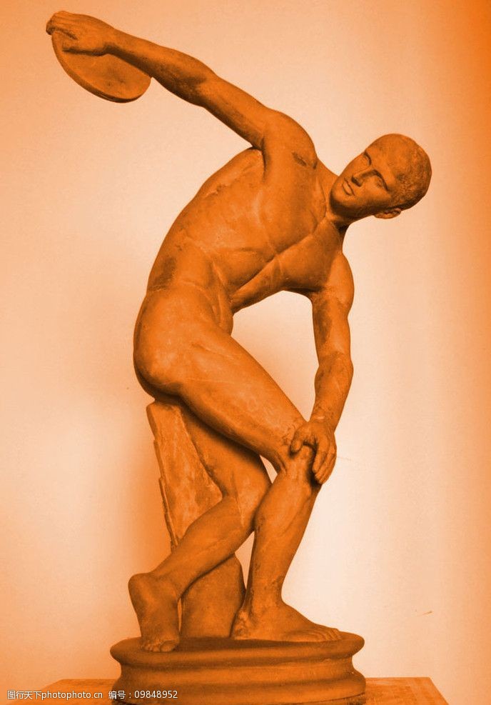 关键词:雕塑 掷铁饼者 古希腊 美术绘画 文化艺术 摄影 72dpi jpg