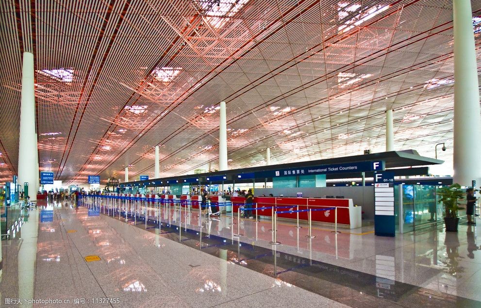 首都国际机场t3航站楼图片