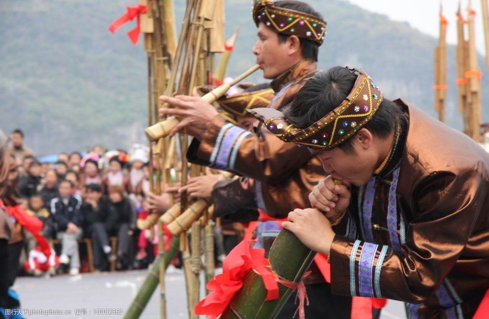 柳州融水苗族风情芦笙歌舞图片