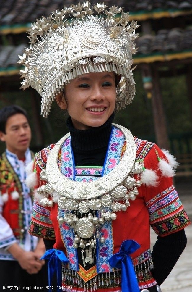 柳州融水苗族风情苗族美女图片