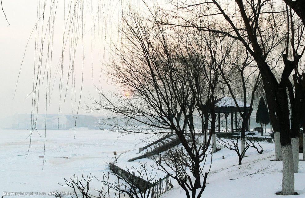 断桥残雪新景图片