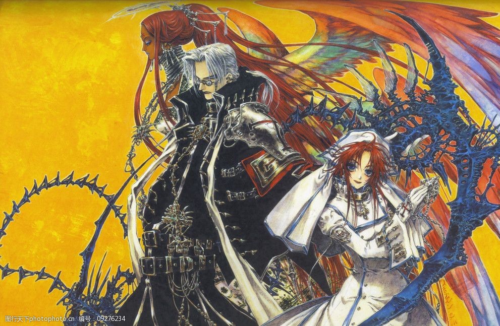 《圣魔之血原画集》图片
