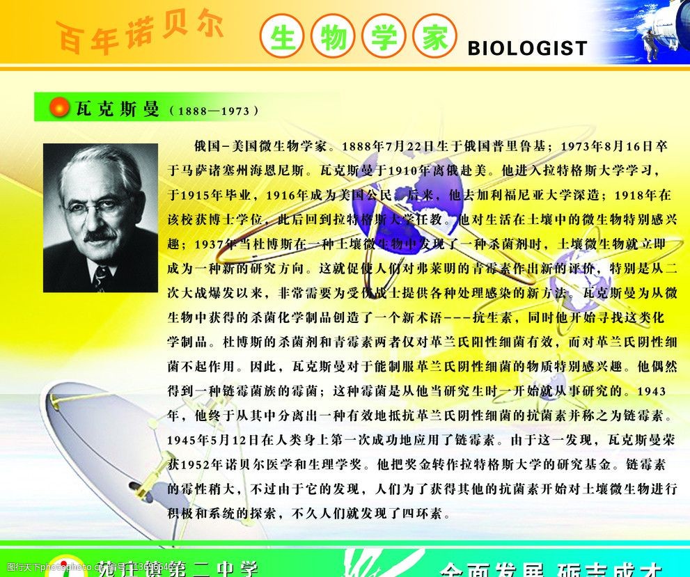 关键词:瓦克斯曼 科学家 名人名言 人物 psd分层素材 源文件 72dpi