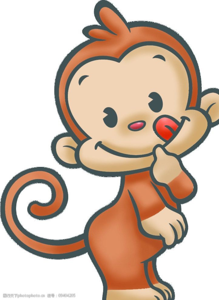 关键词:可爱的小猴 卡通猴 其他 psd分层素材 源文件 130dpi psd