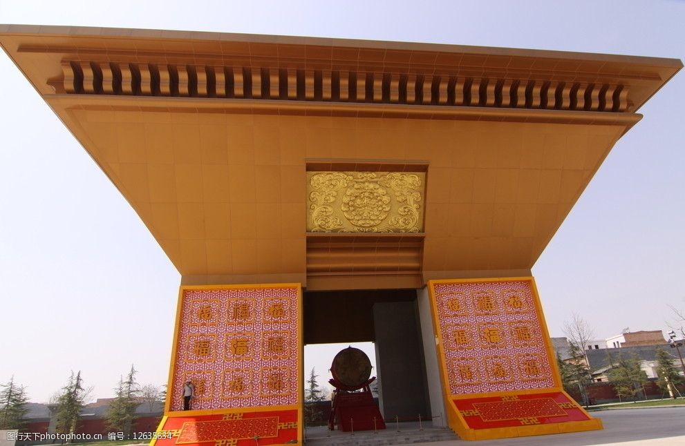 新法门寺建筑图片