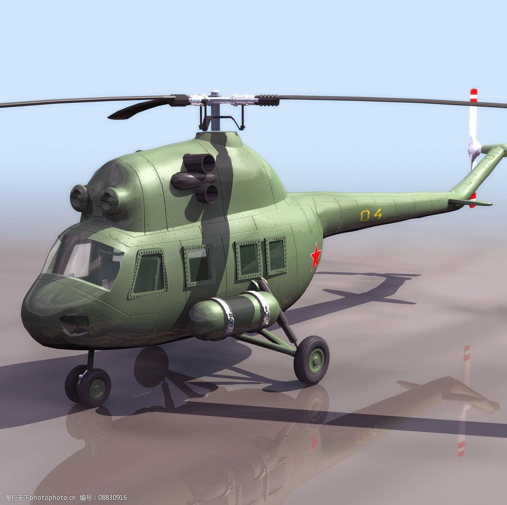3d模型图库军事武器装备直升机图片