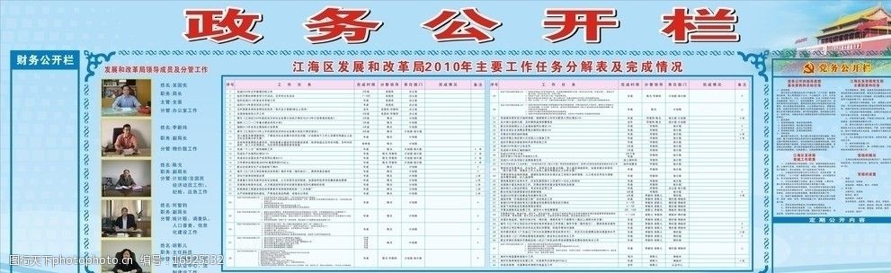 发改局政务公开栏图片