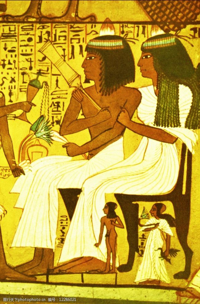 关键词:人物壁画 人物 壁画 艺术作品 女人 埃及 古埃及 埃及壁画