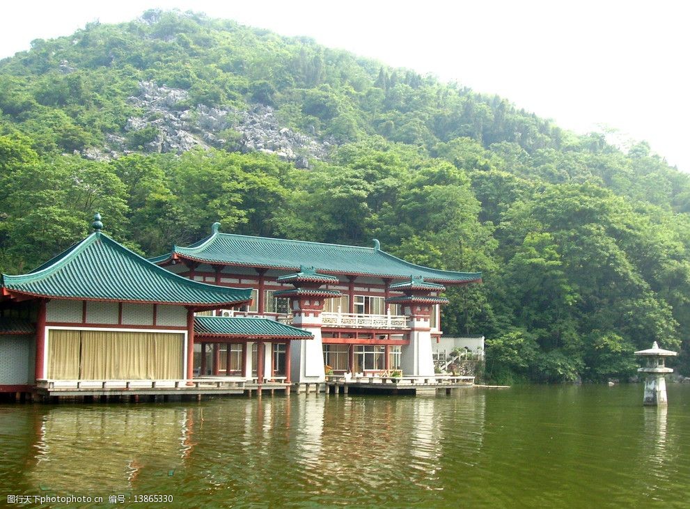 桂林西山公园图片