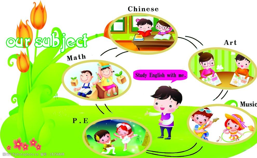 教室英语名称学校图片