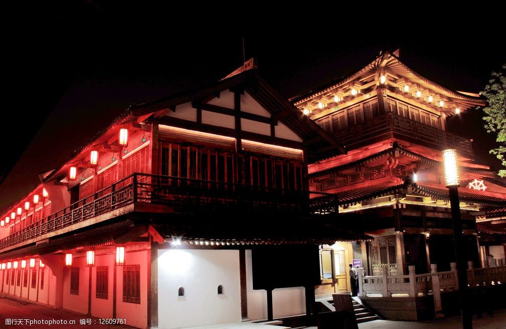 关键词:杭州香积寺 夜景 灯光 寺院 香积寺 香积寺夜景 运河 京杭运河