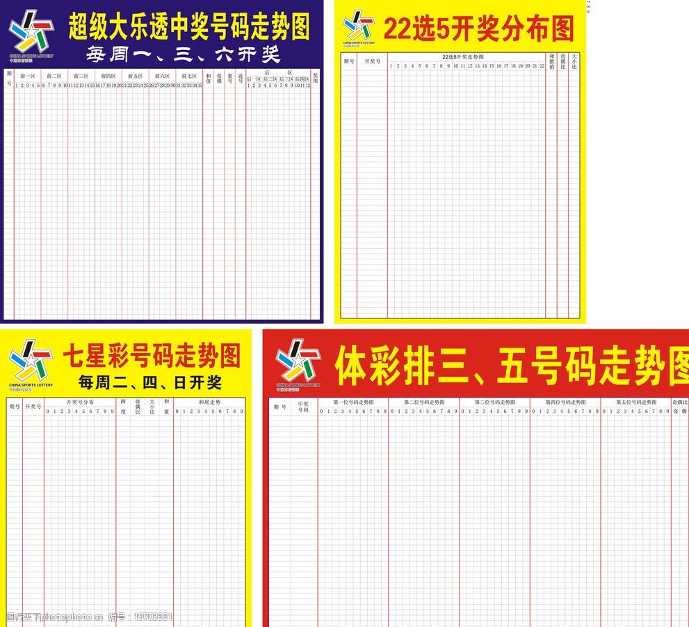 体彩走势图图片