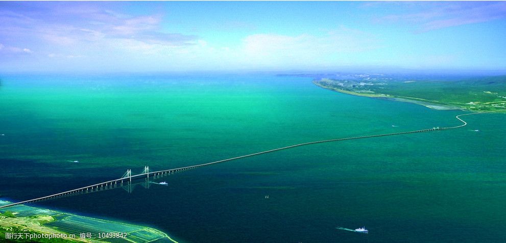 关键词:杭州湾跨海大桥 宁波 慈溪 世界第一大桥 建筑景观 自然景观