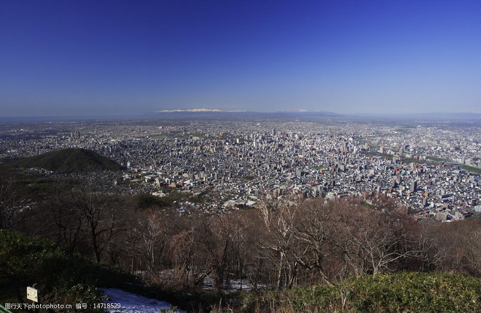 北海道札幌市鸟瞰图片