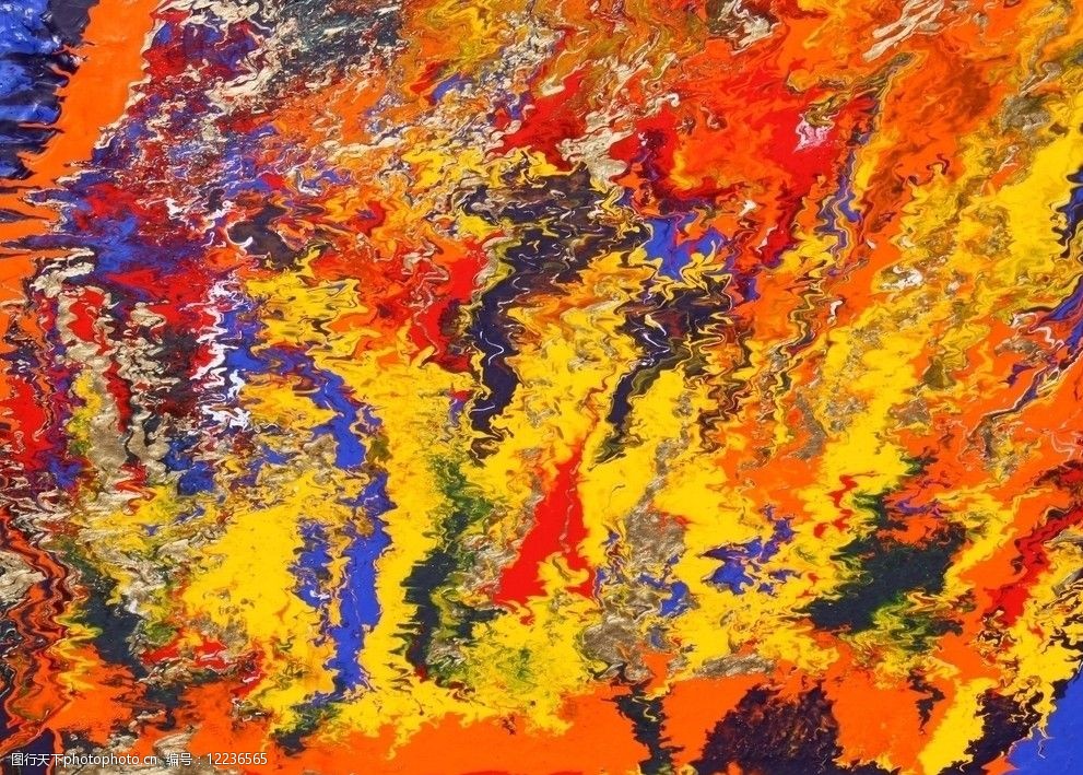 抽象油画涂鸦品味图片