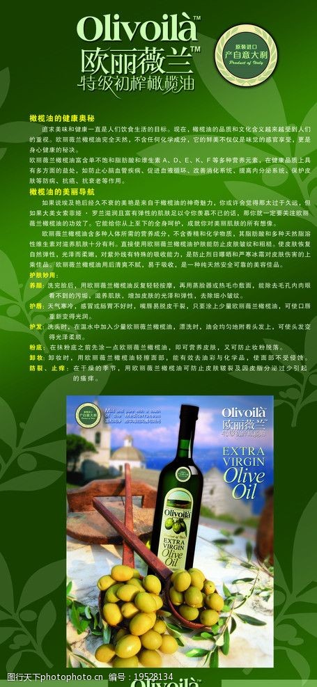 欧丽微兰橄榄油图片