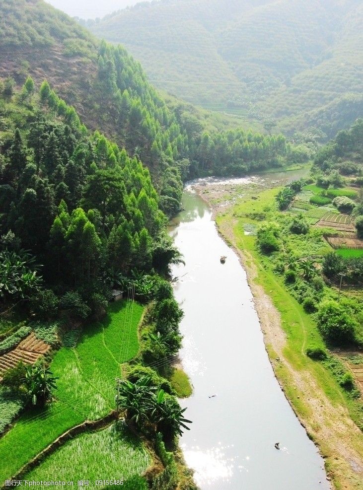 青山绿水图片