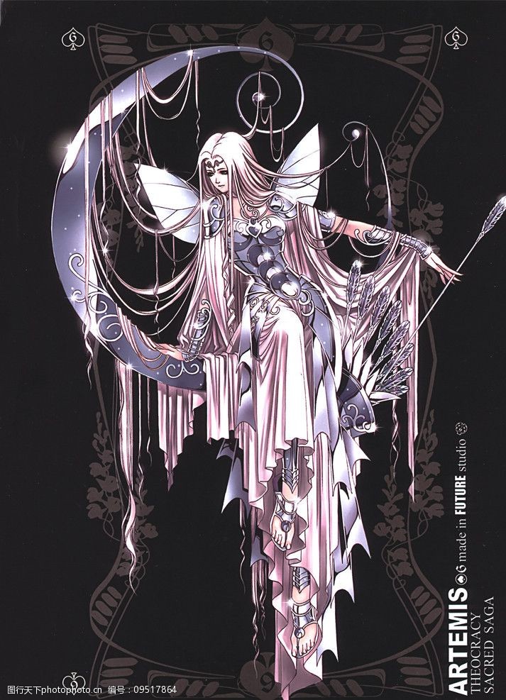 月亮与狩猎女神阿尔忒弥斯图片