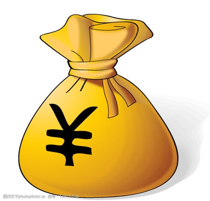 钱袋矢量图图片
