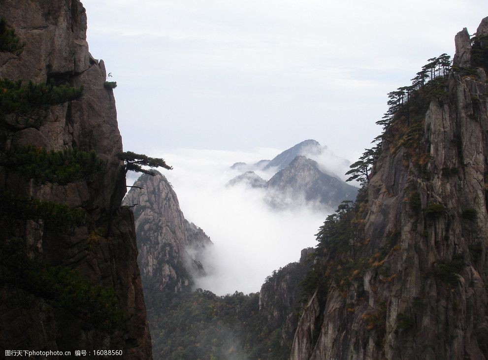 黃山風光圖片