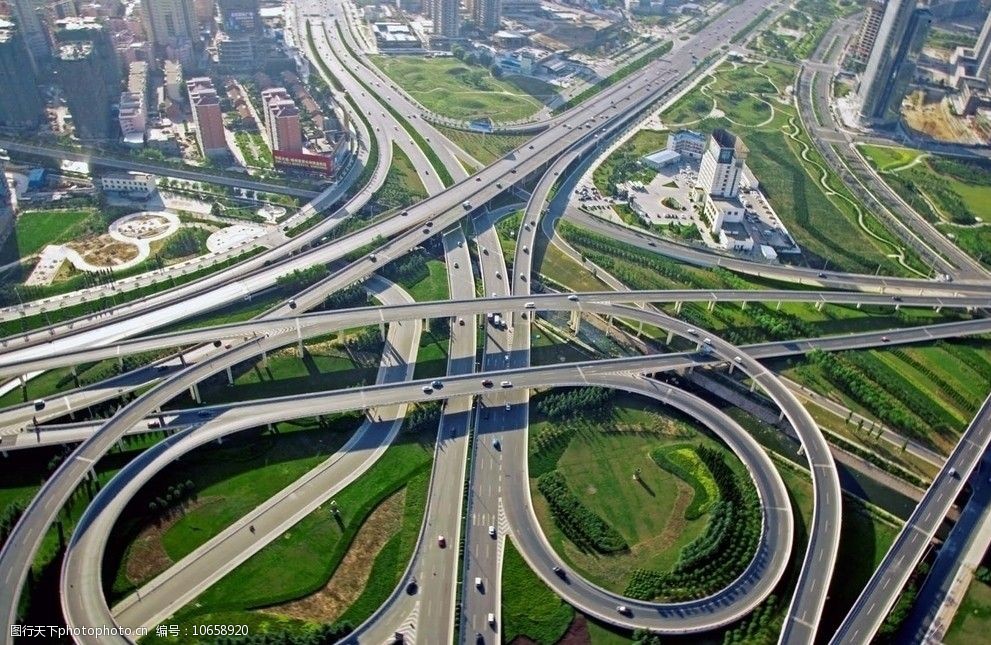 郑州城市道路交通飞速发展图片