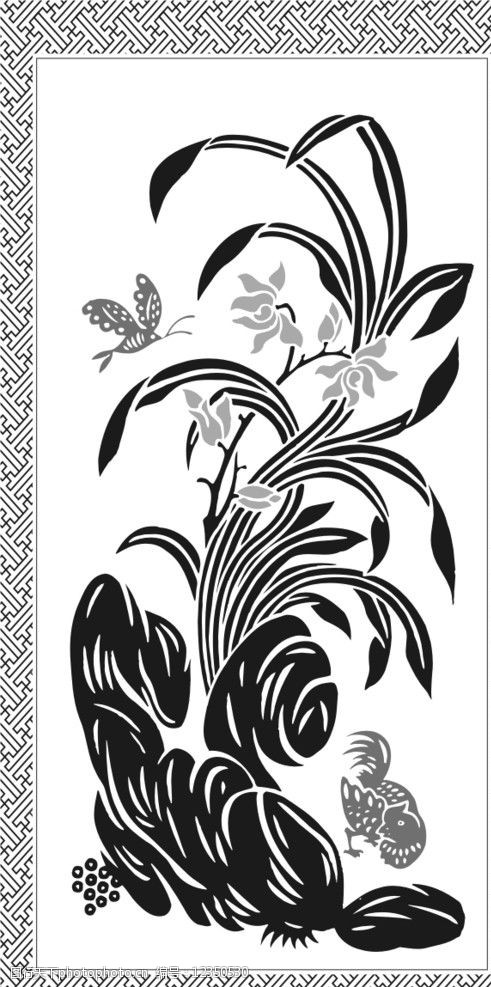 中国古典花鸟图案图片