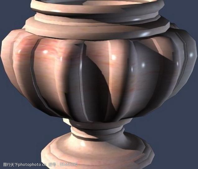 3dmax模型花钵图片