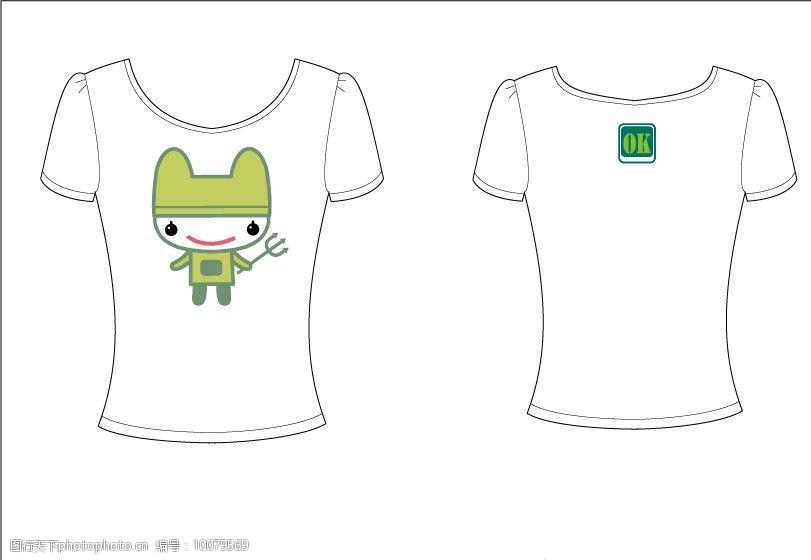 tshirtt恤印花可爱服装卡通青蛙时尚潮流图案图片