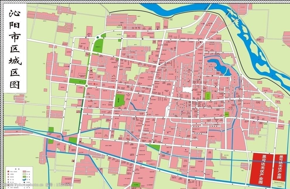 沁阳市区城区图图片