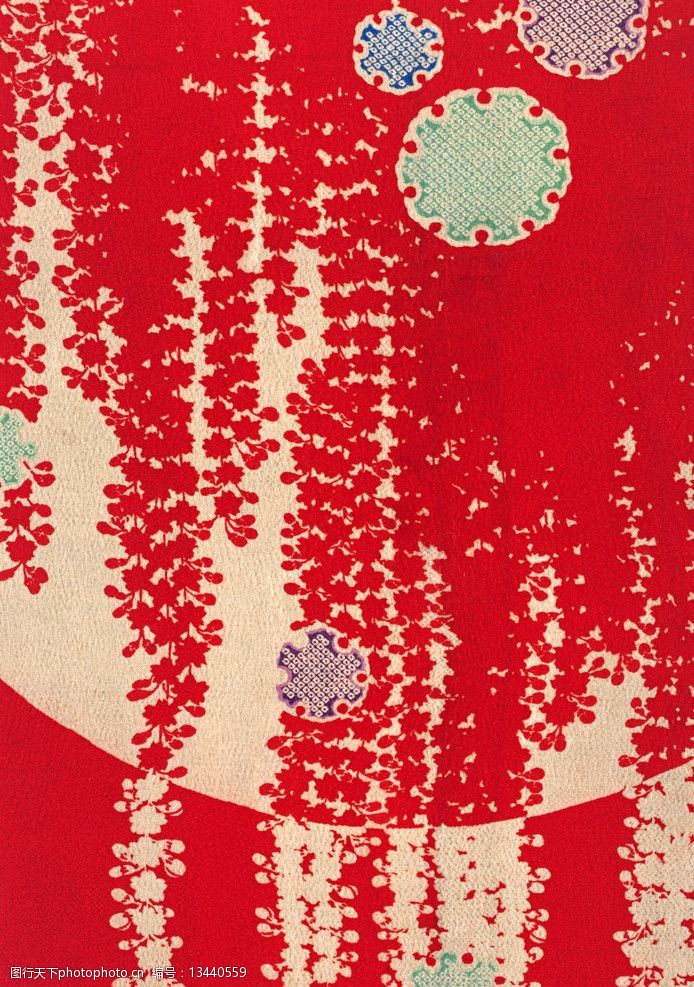 和风花纹图图片