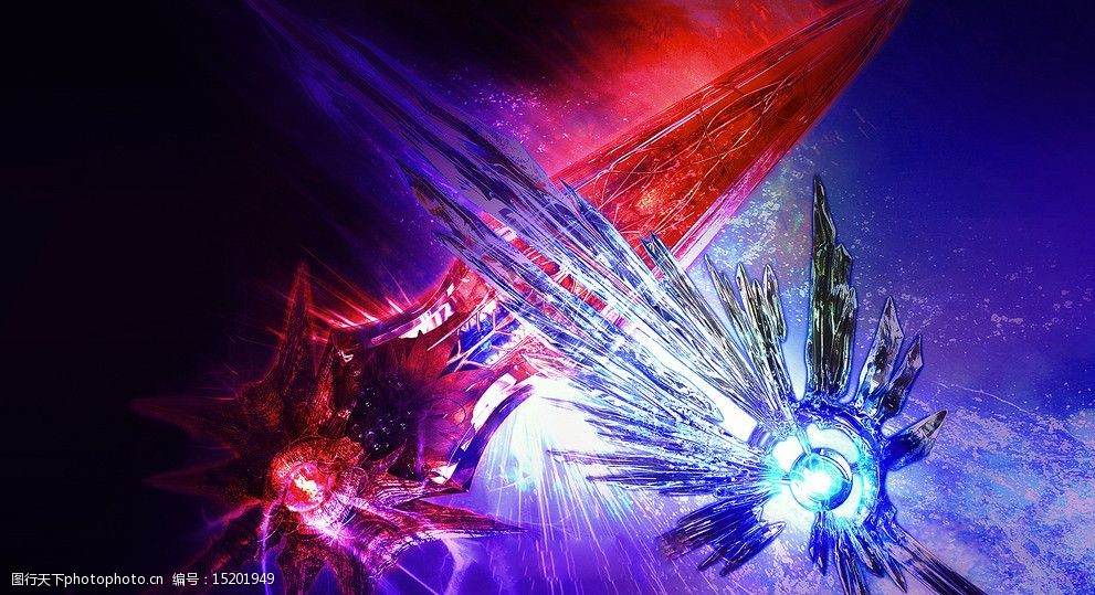 剑与剑的碰撞(合层)图片