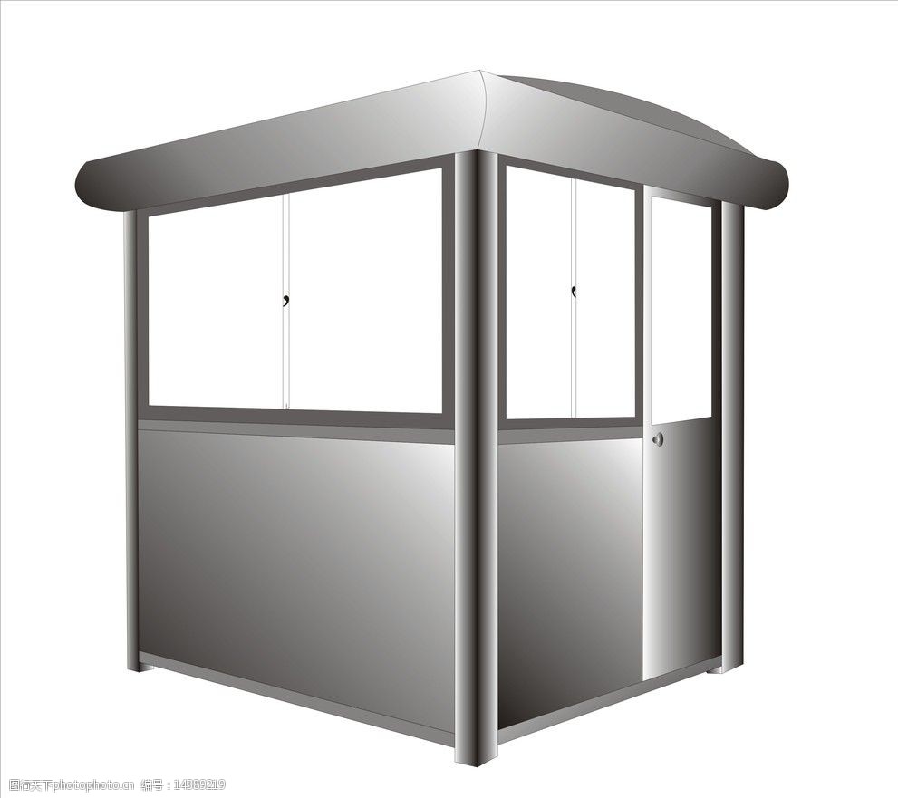 不锈钢岗亭图片