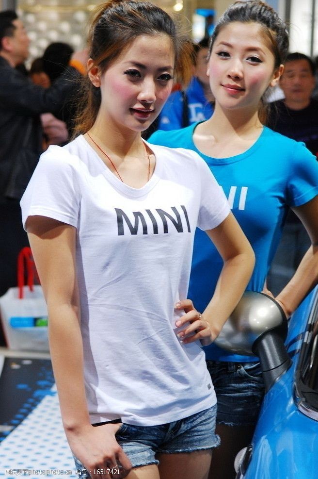 2010北京车展之宝马mini姐妹花图片