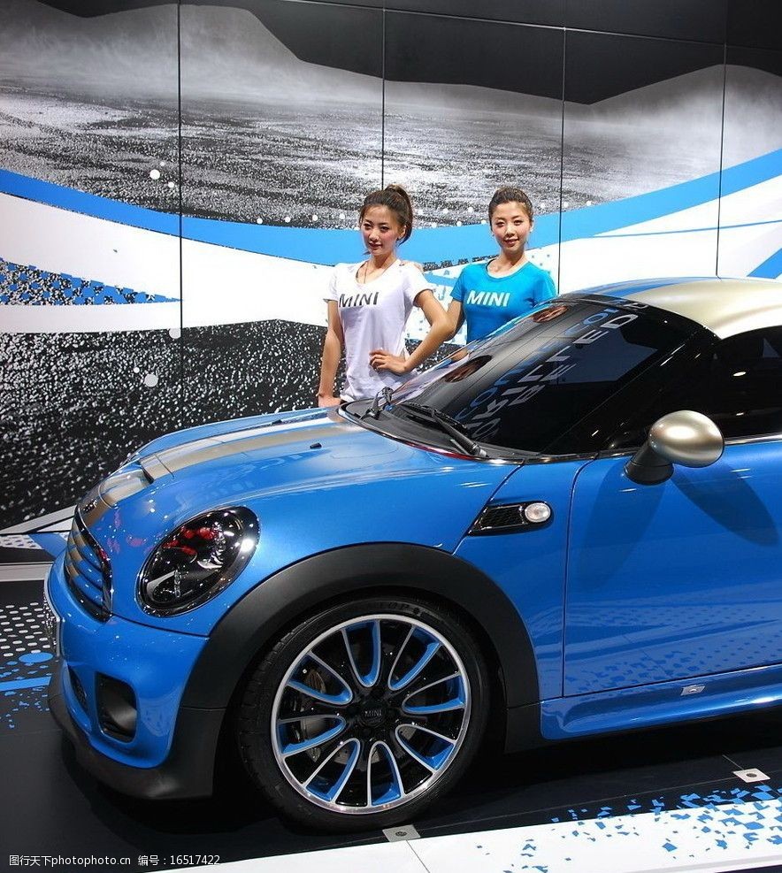 2010北京车展之宝马mini姐妹花图片