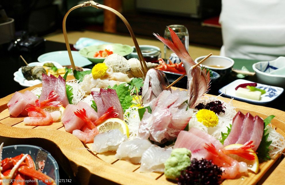 生鱼片拼盘图片