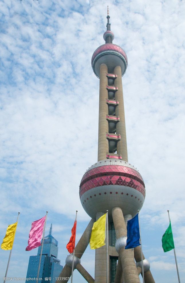 上海陆家嘴东方明珠塔图片