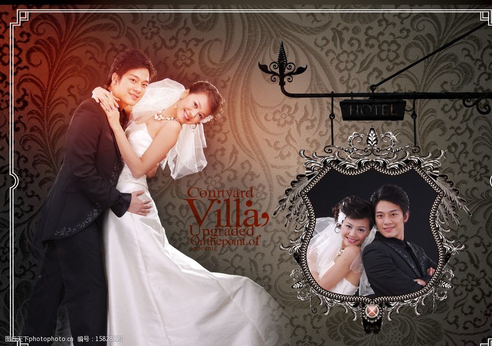 婚纱写真模板图片