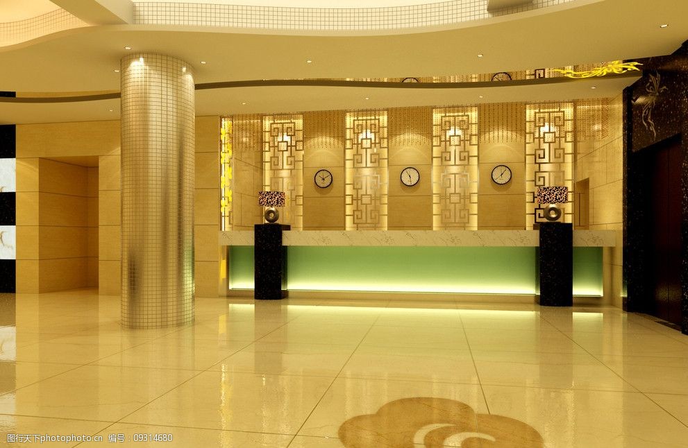 酒店大堂图片