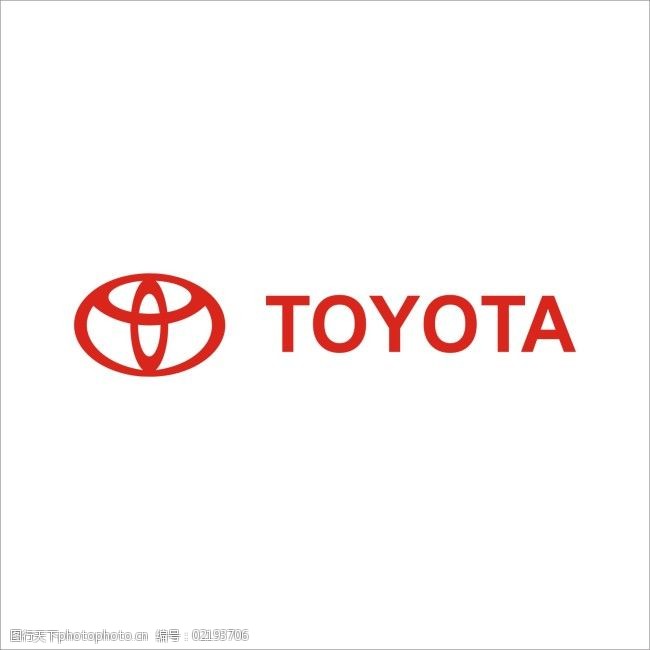 CDR矢量丰田汽车标志TOYOTA图片-图行天下素材网