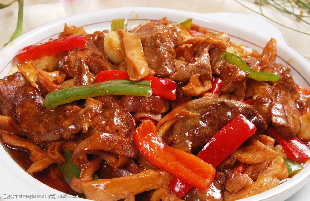 心肺烧肚条图片