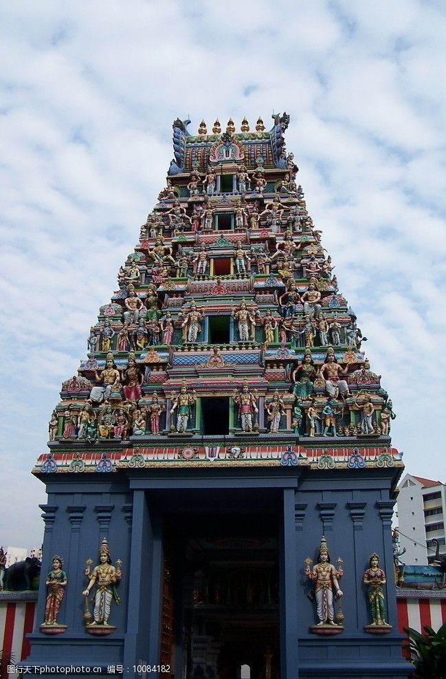 关键词:新加坡的印度庙 新加坡 印度教 印度庙 建筑 宗教 信仰 全景