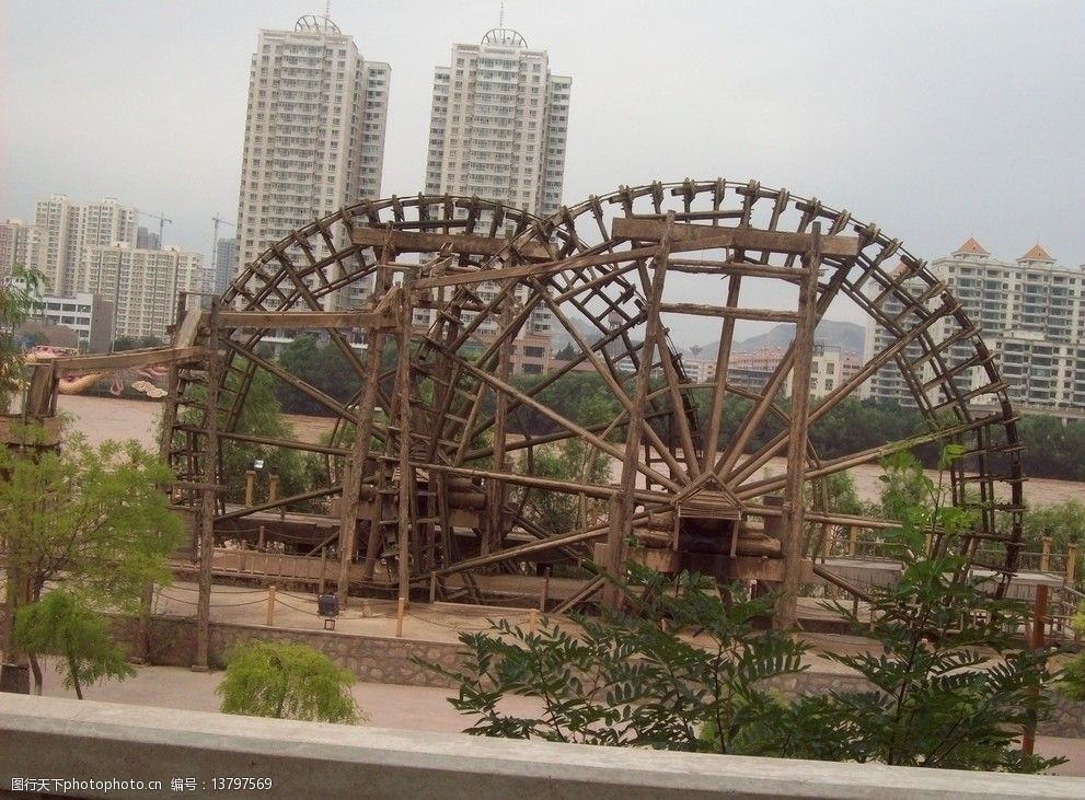 黄河水车图片