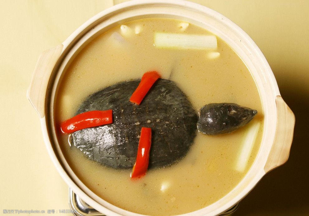 陆府秘制砂锅浓汤甲鱼图片