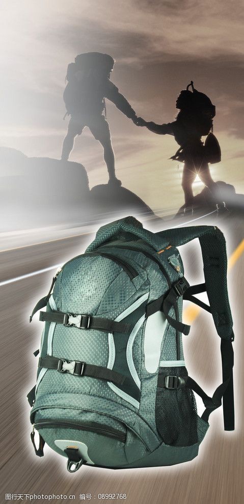 背包登山包海报图片
