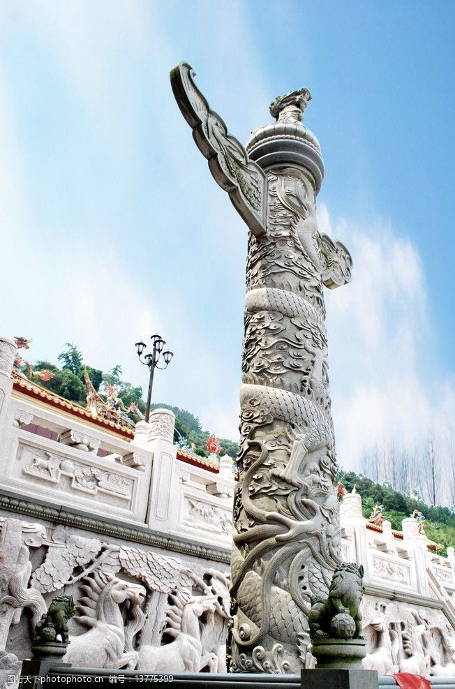 石柱华表图片