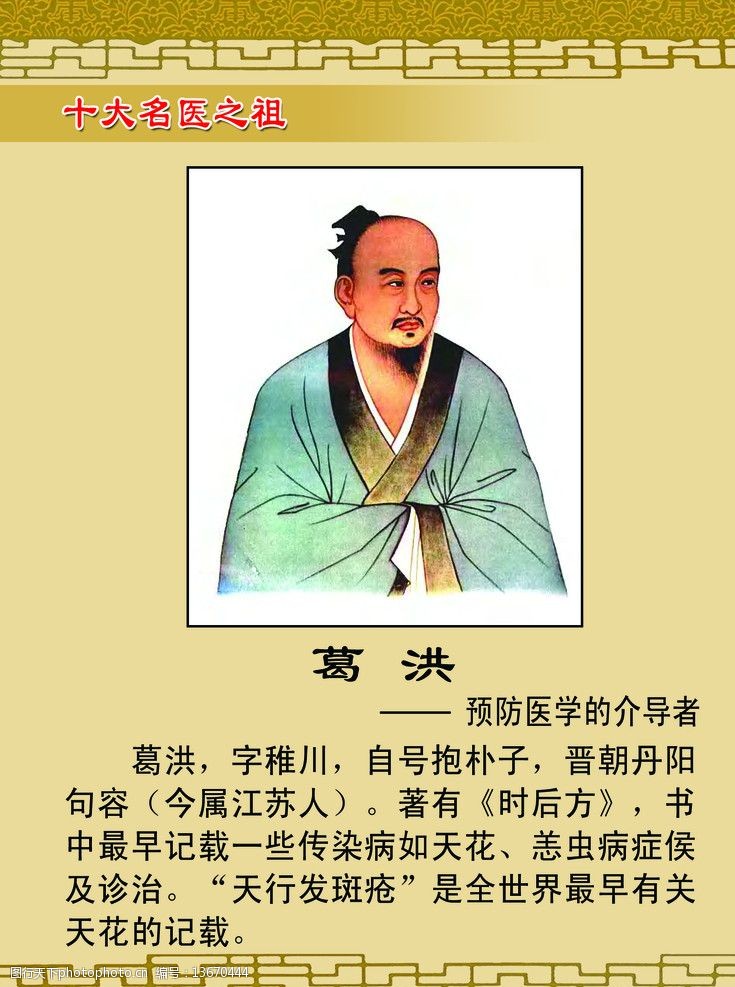 葛洪十大名医图片