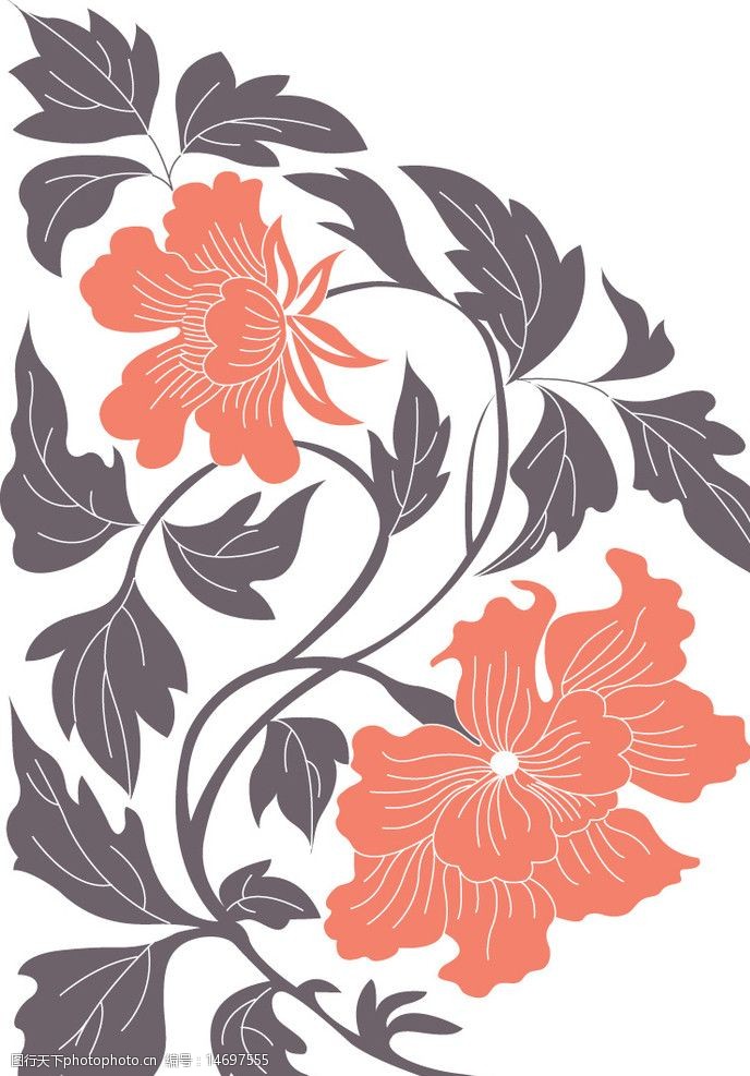 中国古代吉祥花纹图案图片