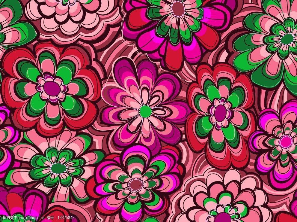 底纹 背景 花样 纹样 平面的 花绘 背景底纹 底纹边框 设计 72dpi jpg